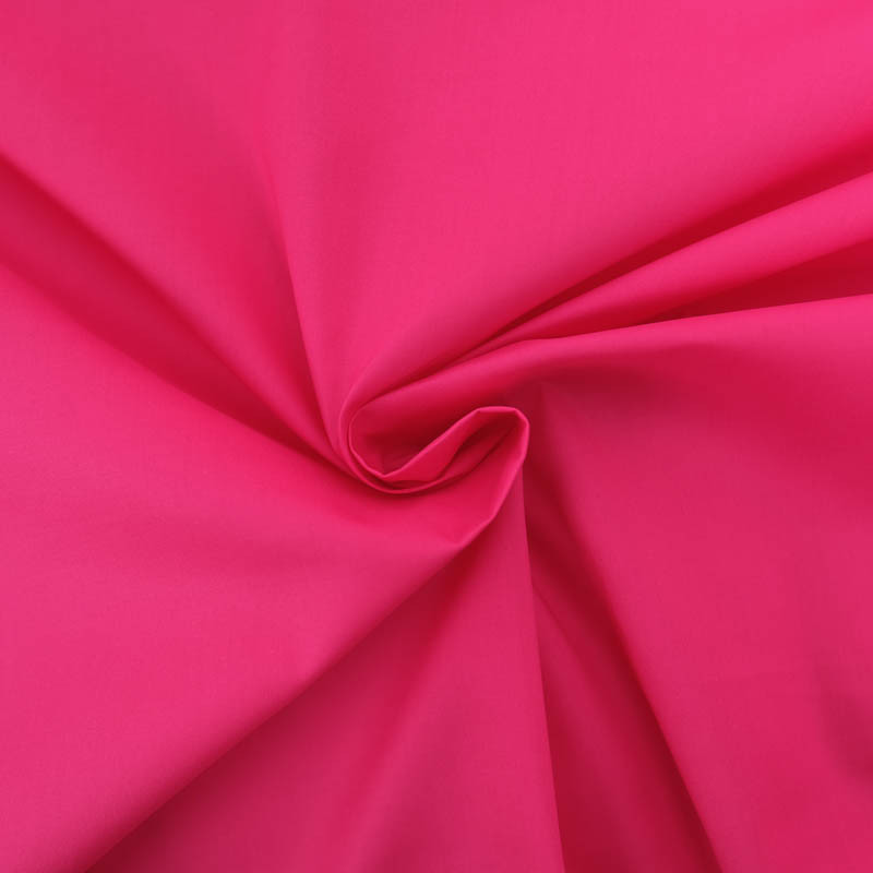 Effen fuchsia premium katoenpopeline  - Oeko-Tex - Maison Klem